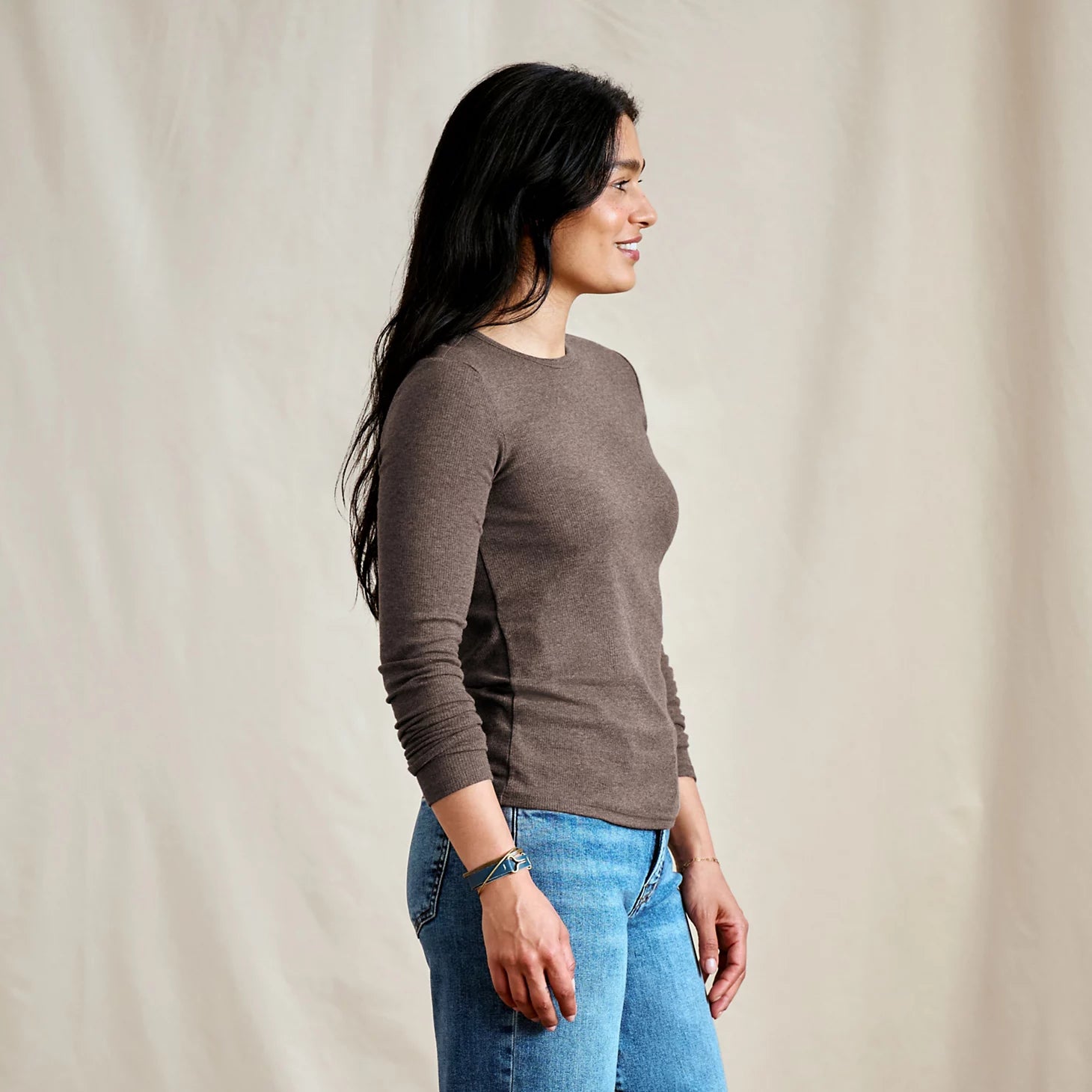 Orvis Featured - Ribbed Long-Sleeve Crew