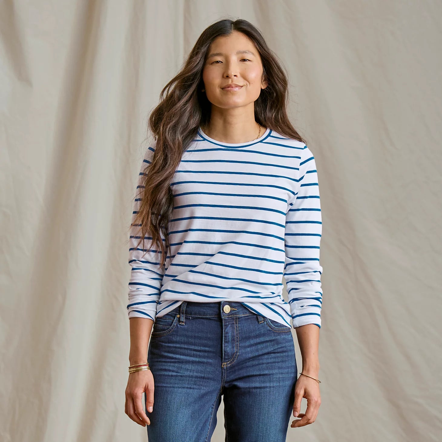 Orvis Customer Favorite -Perfect Relaxed Long-Sleeve Crew