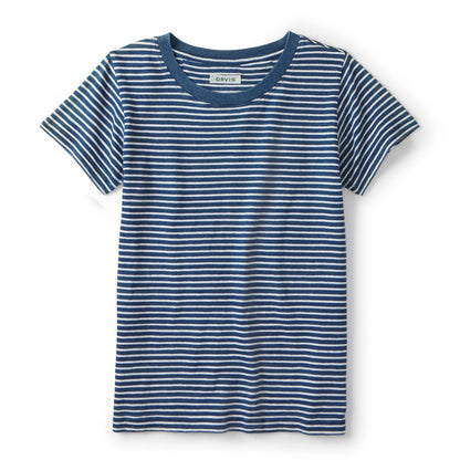 Orvis Value - Women's Indigo Striped Short-Sleeve Tee