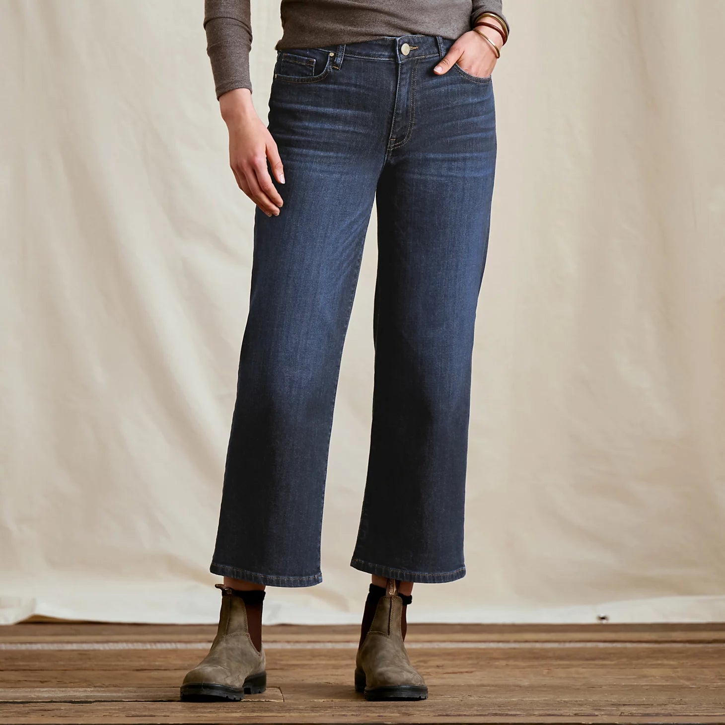 Orvis Budget Friendly - Kut from the Kloth® Charlotte Denim Wide-Leg Cropped Jeans