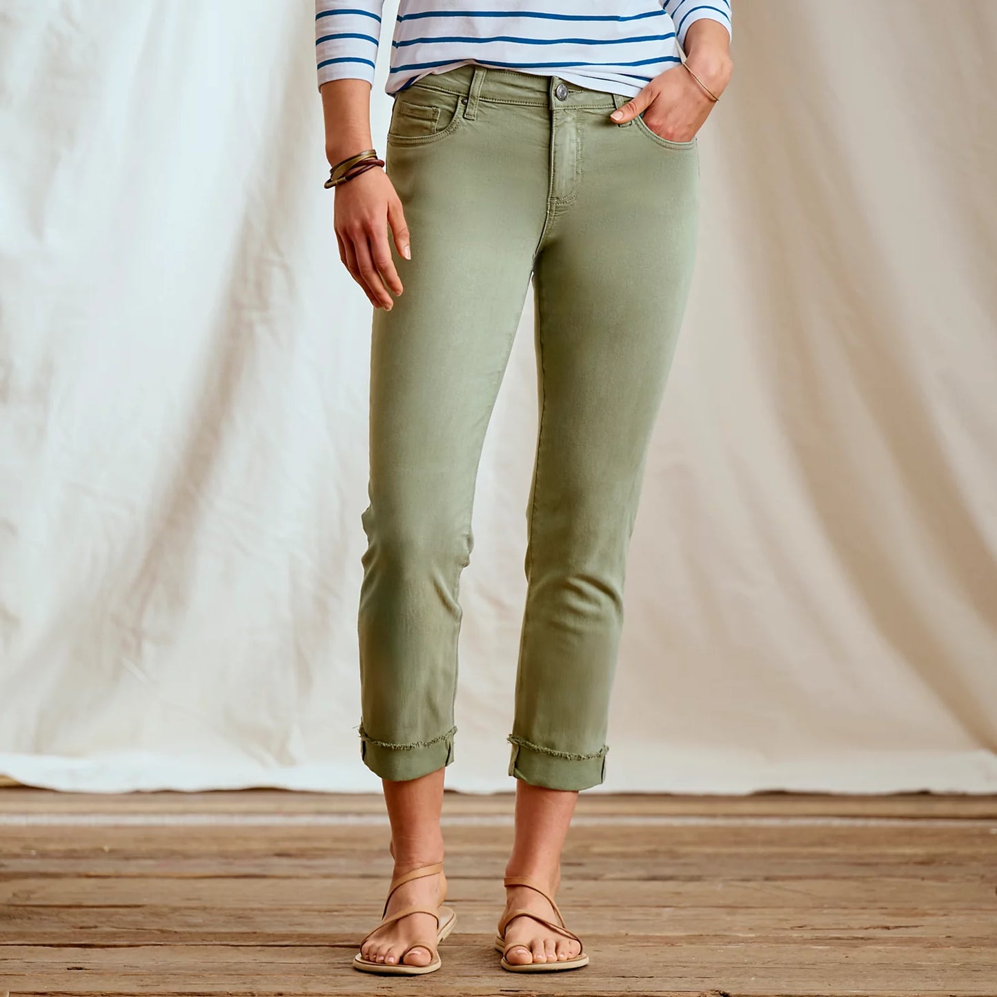 Orvis Limited Edition -Kut from the Kloth® Amy Stretch Twill Cropped Chinos