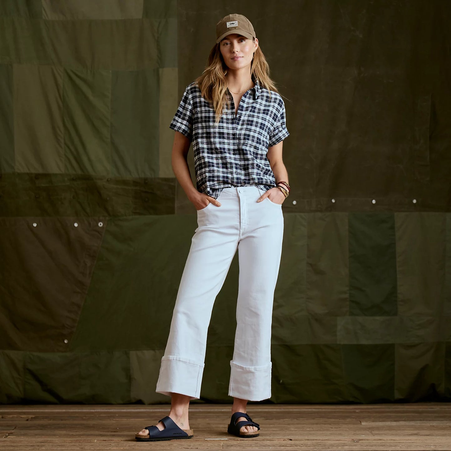 Orvis Budget Friendly - Kut from the Kloth® Charlotte High-Rise Wide-Leg Cuffed Jeans