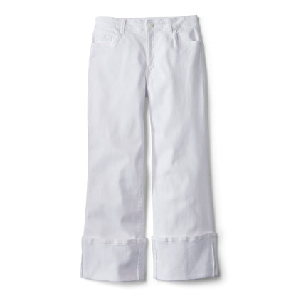 Orvis Budget Friendly - Kut from the Kloth® Charlotte High-Rise Wide-Leg Cuffed Jeans