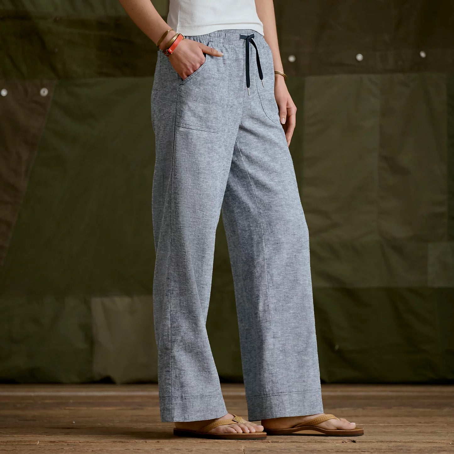 Orvis Best Seller - Explorer Performance Linen Wide-Leg Pants