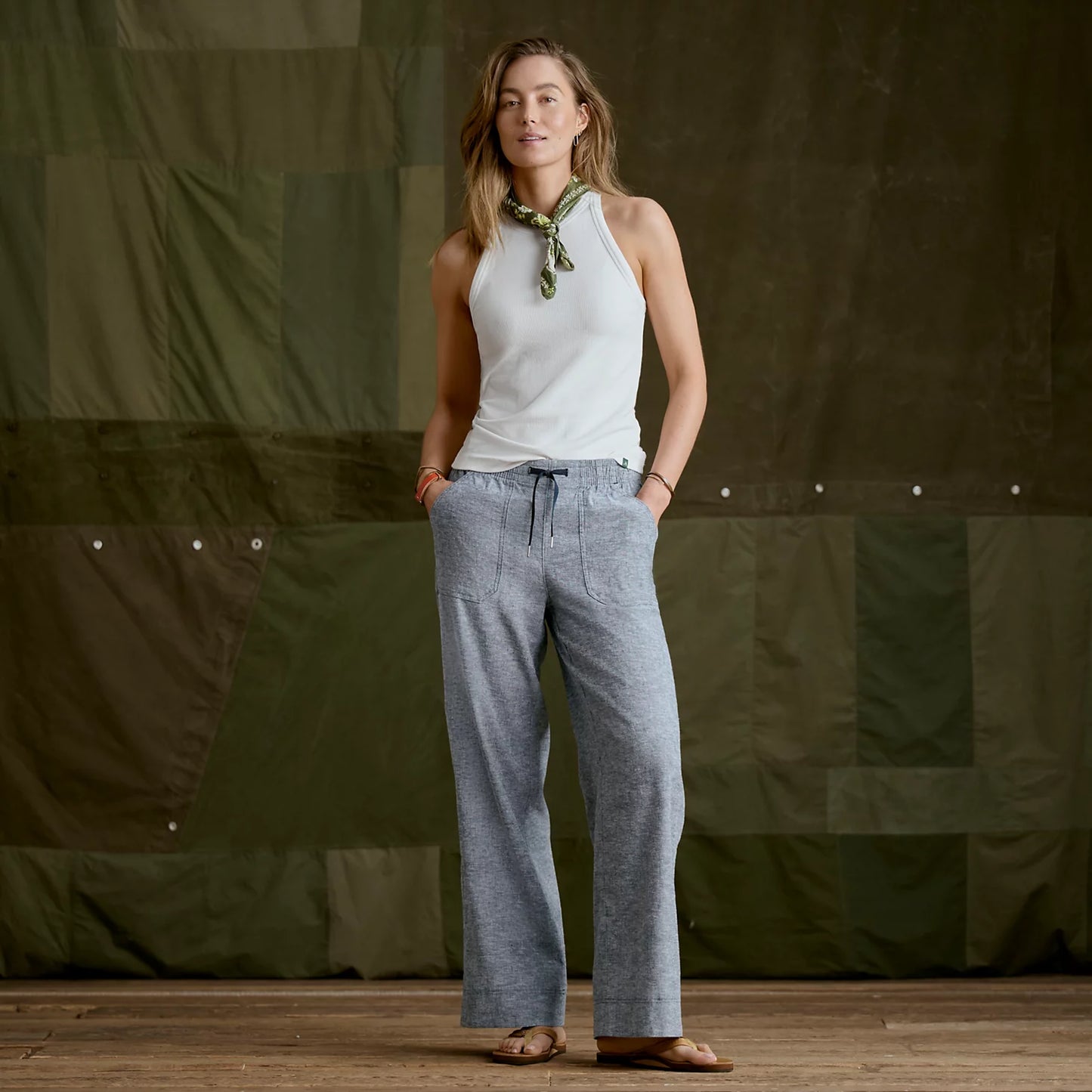 Orvis Best Seller - Explorer Performance Linen Wide-Leg Pants