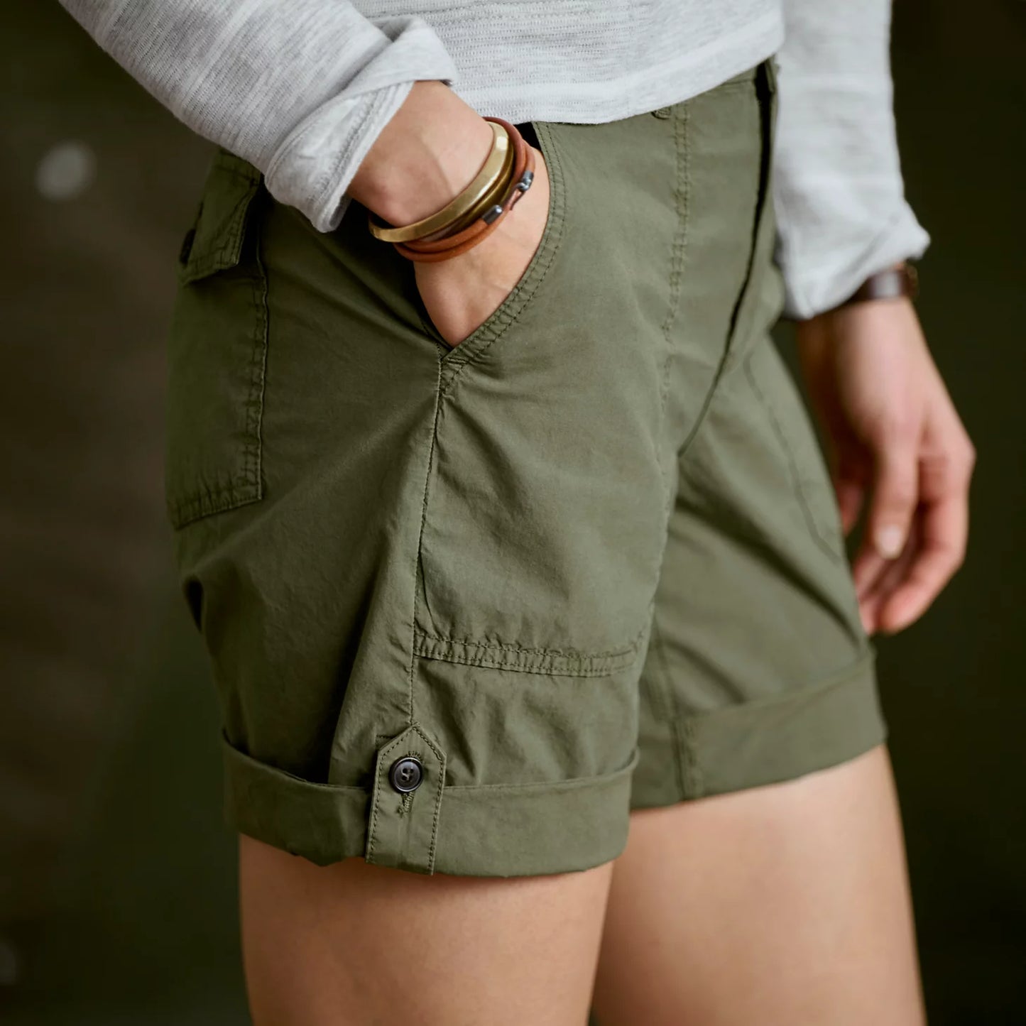 Orvis Popular Choice - Women's 1856 Stretch Poplin 9" Utility Shorts