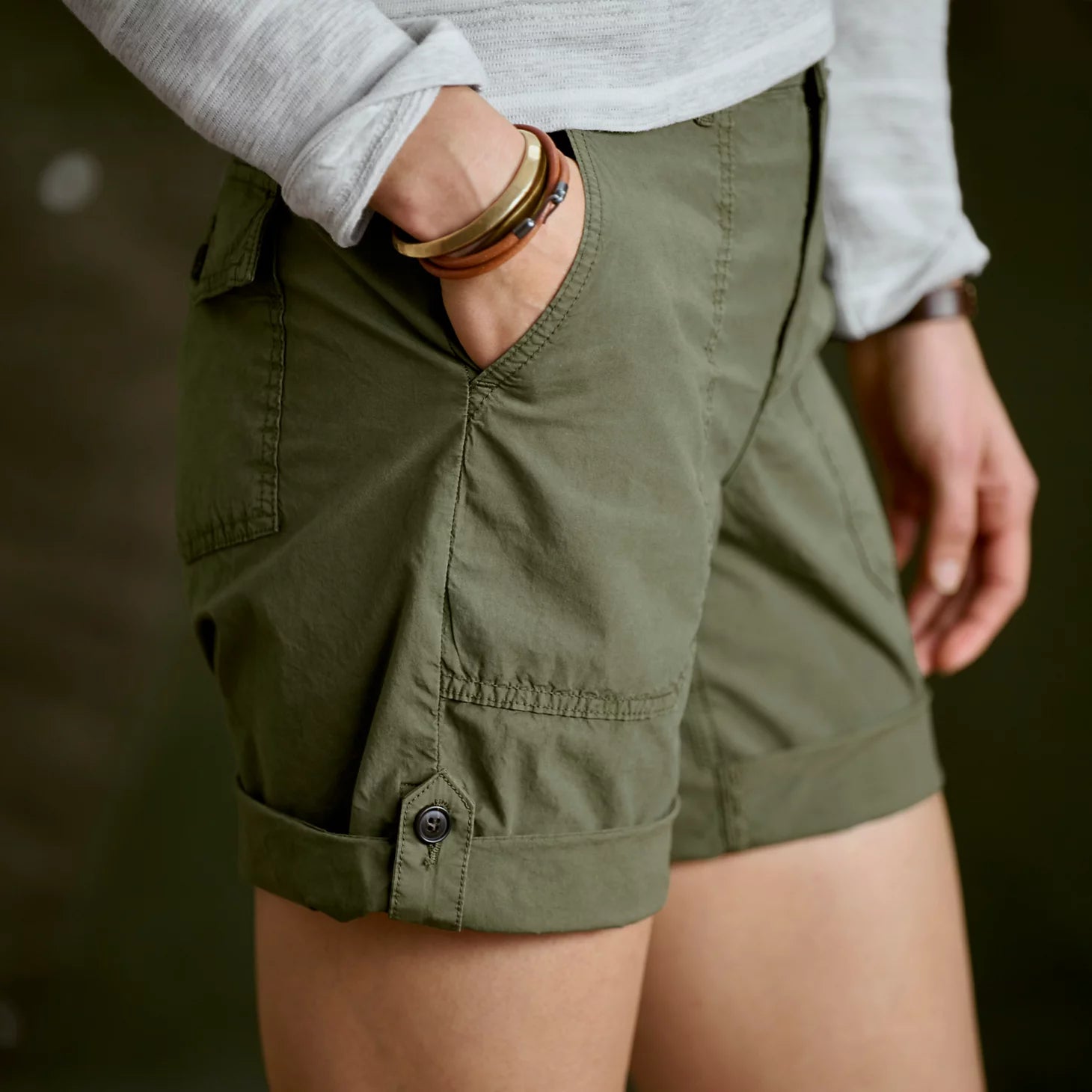 Orvis Popular Choice - Women's 1856 Stretch Poplin 9" Utility Shorts