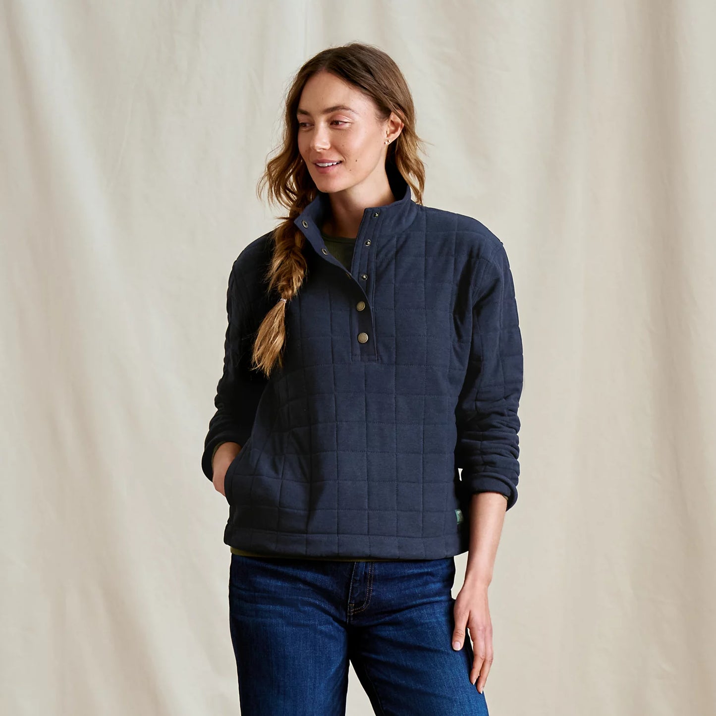 Orvis Affordable - Women's Battenkill Quilted 1/2-Snap Sweatshirt