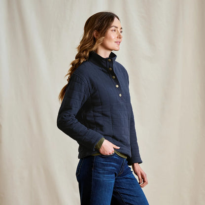 Orvis Affordable - Women's Battenkill Quilted 1/2-Snap Sweatshirt