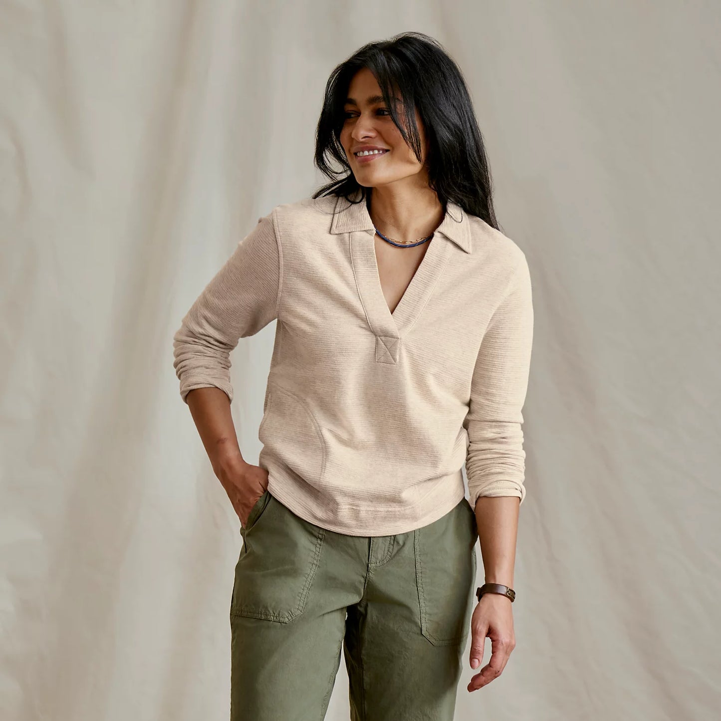 Orvis Great Deal - Lightweight Polo Sweatshirt