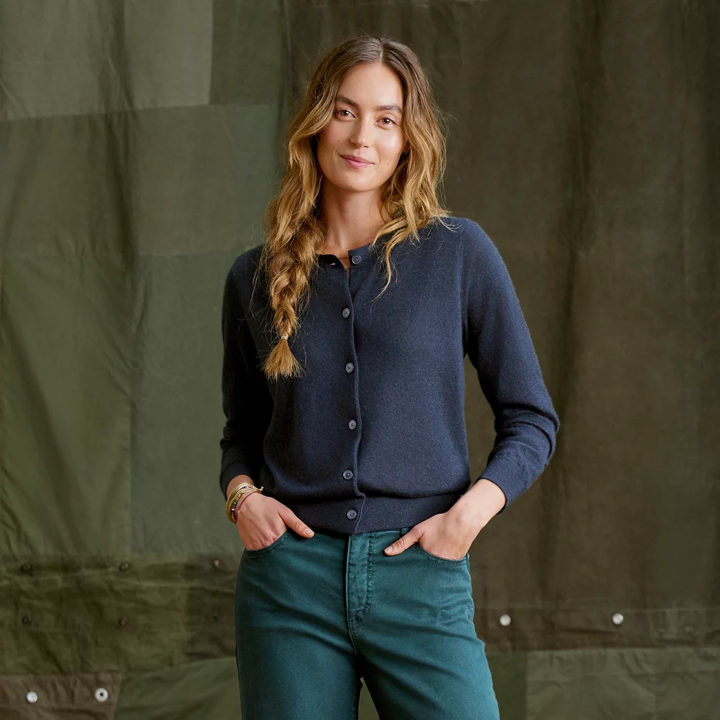 Orvis Limited Edition -Featherweight Cashmere Cardigan