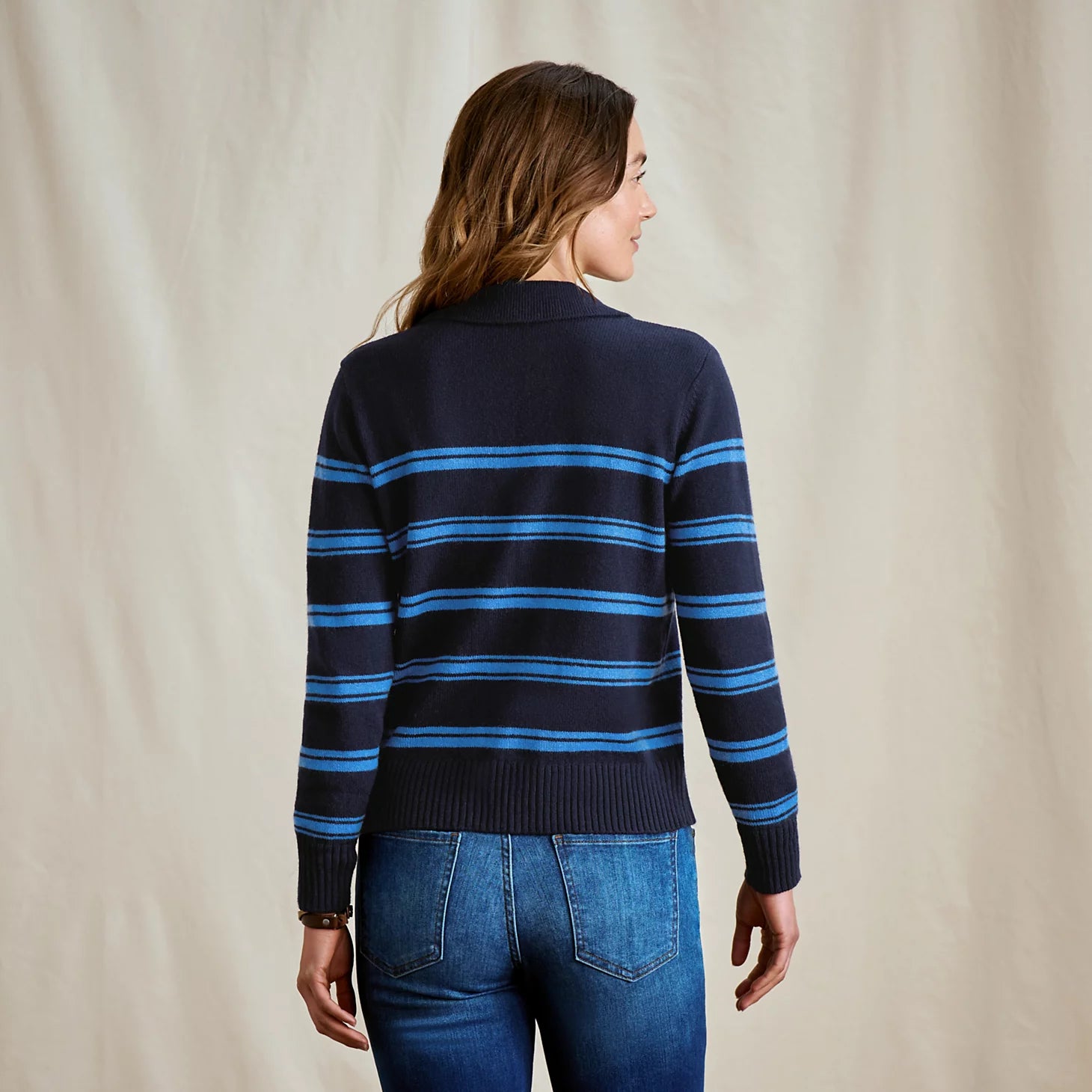 Orvis Popular Choice - Brookside Striped Polo Sweater