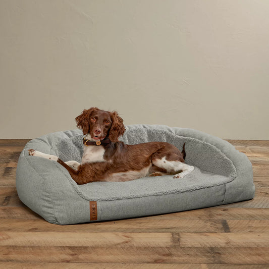 Orvis Limited Edition -FleeceLock® Memory Foam Couch Dog Bed