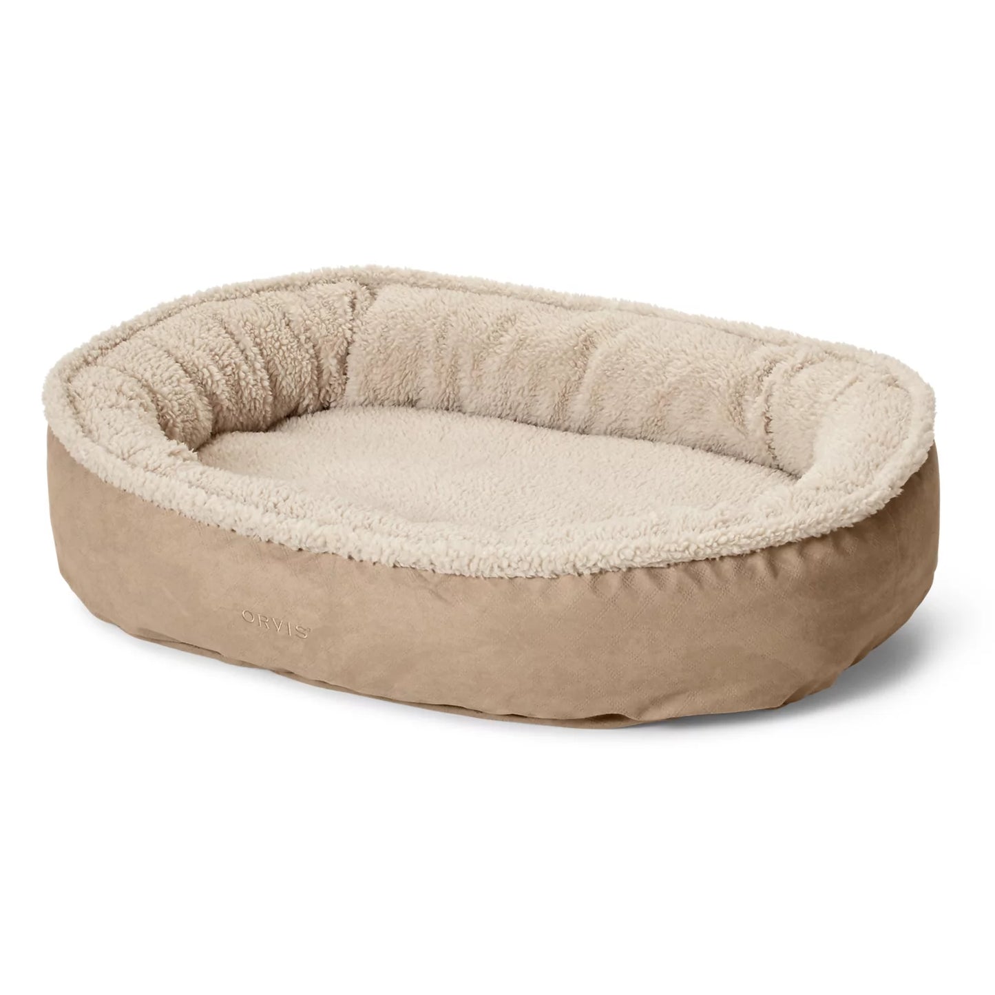 Orvis Budget Friendly - Orvis ComfortFill-Eco™ Wraparound Dog Bed with Fleece