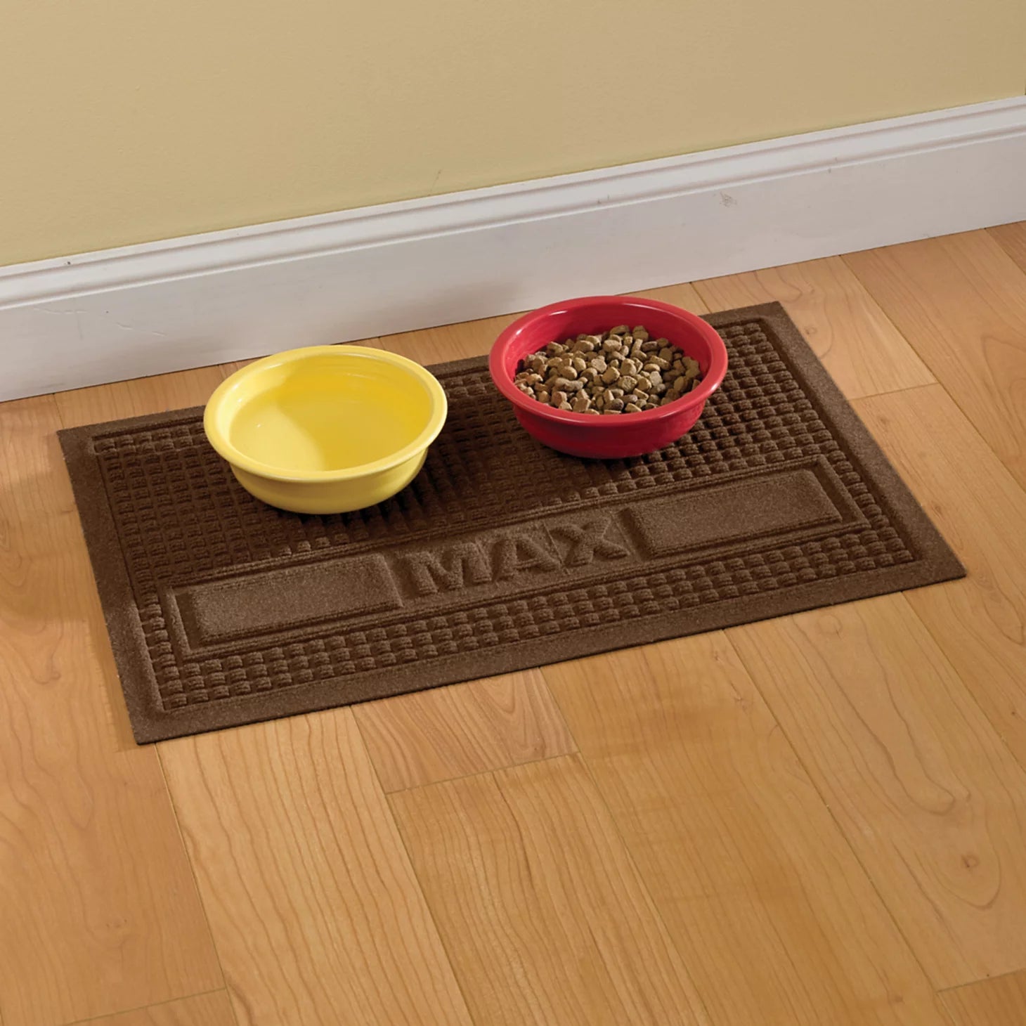 Orvis Customer Favorite -Personalized Recycled WaterHog® Grid Pet Placemat