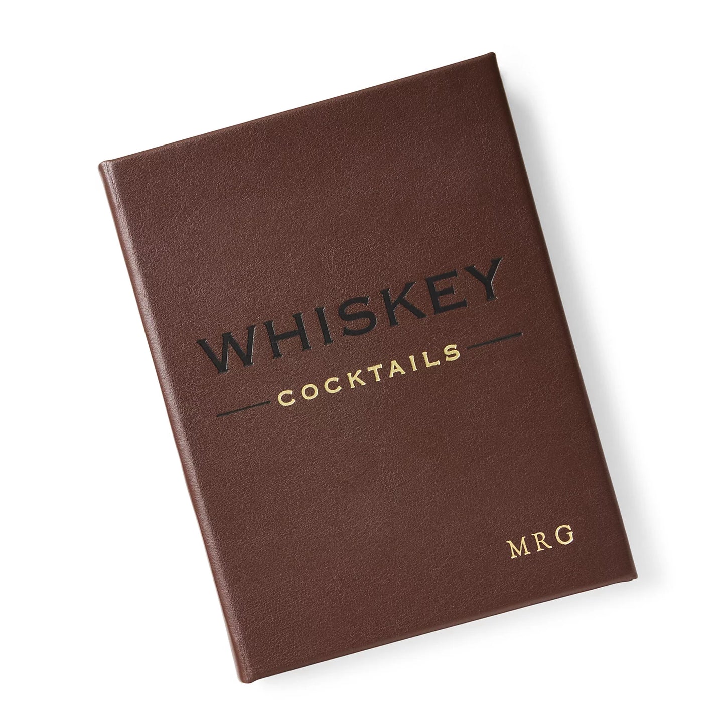 Orvis Limited Edition -Leather-Bound Whiskey Cocktails Book