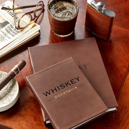 Orvis Limited Edition -Leather-Bound Whiskey Cocktails Book