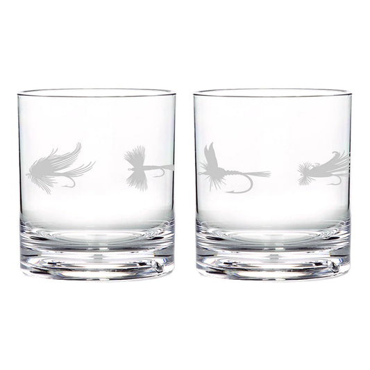 Orvis Featured - Fly Fishing Cocktail Glasses