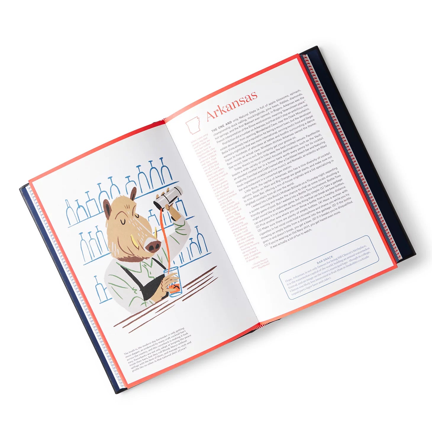 Orvis Budget Friendly - Leather-Bound United States Of Cocktails Book