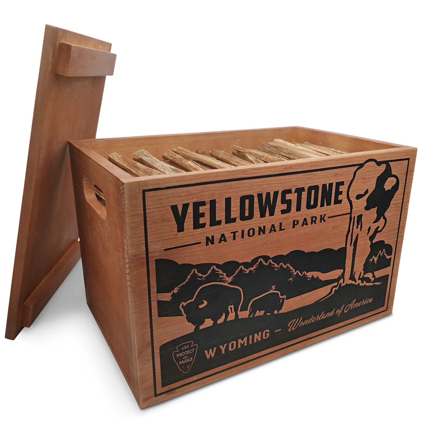 Orvis Customer Favorite -National Parks Fatwood Wooden Crate